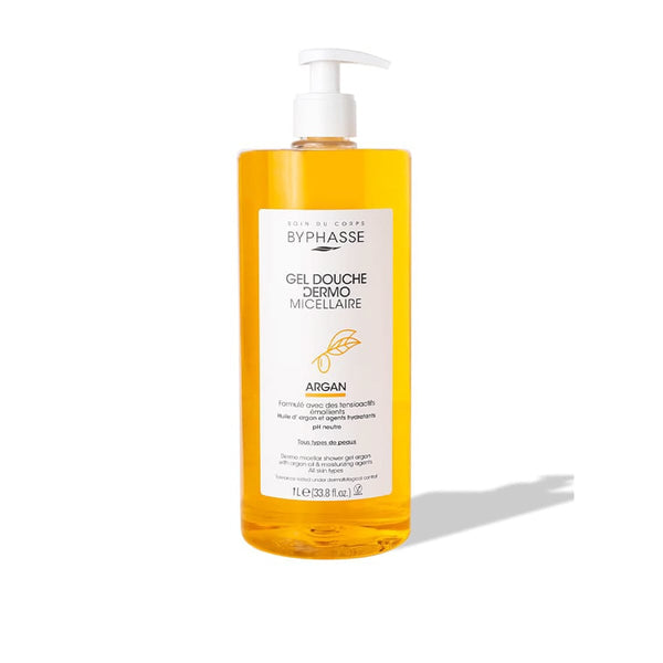 Byphasse Dermo Micellar Shower Gel Argan Oil Gentle Cleansing 1L