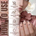 Sally Hansen Salon Effects Press-On Nails, 041 Needing Space, Medium Almond French Tips
