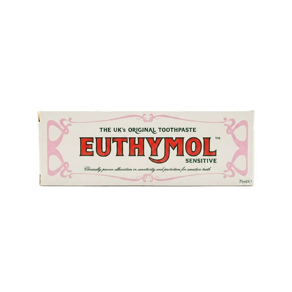 Euthymol Sensitive Toothpaste Daily Cleaning Plaque Removal Fresh Breath 75ml