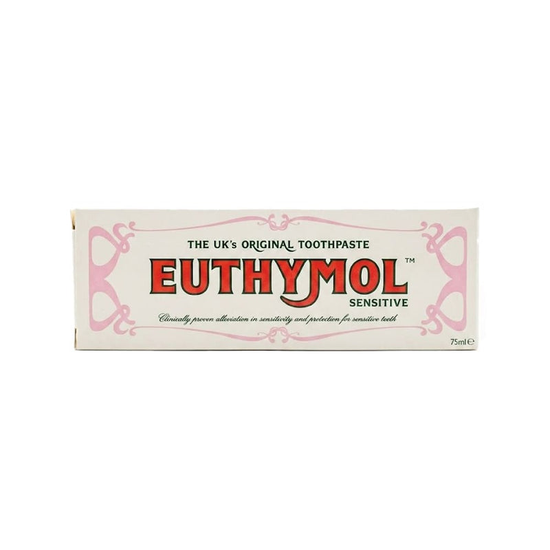Euthymol Sensitive Toothpaste Daily Cleaning Plaque Removal Fresh Breath 75ml