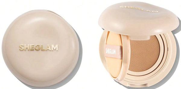 Sheglam Lock & Go Cushion Foundation Soft Matte Buildable Coverage Warm Vanilla