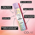 Colab Dry Shampoo Invisible Unicorn Fragrance Aerosol Jasmine Vanilla 200ml