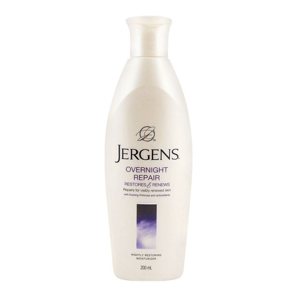 Jergens Overnight Repair Night Moisturizer with Evening Primrose Oil for Normal to Dry Skin