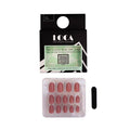 Luca Oval Self-Adhesive Artificial Nails Nude Pink 30 Pieces