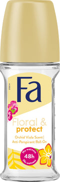 Fa Lady Roll-On Floral Protect Deodorant Viola Scent 50 ml