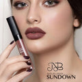 Nora Bo Awadh Sun Down Waterproof Liquid Lipstick, Long-Lasting Velvet Finish, 5.1 ml