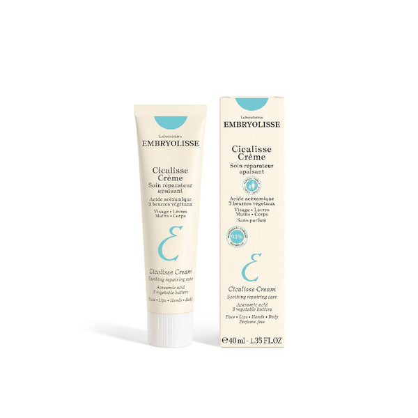 Embryolisse Cicalisse Cica Cream with Hyaluronic Acid and Aloe Vera, Fragrance-Free, 40 ml