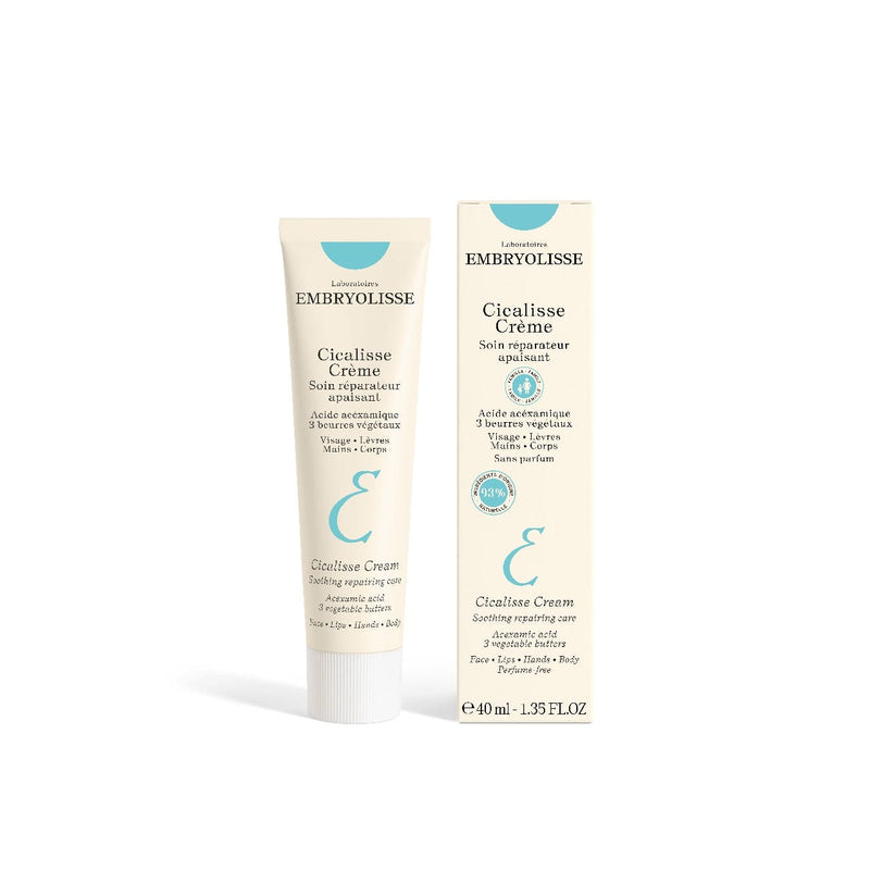 Embryolisse Cicalisse Cica Cream with Hyaluronic Acid and Aloe Vera, Fragrance-Free, 40 ml