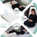 Moon Wedge Pillow Incline Support Sleeping Position Aid, Foam Pillow