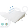 Moon Wedge Pillow Incline Support Sleeping Position Aid, Foam Pillow