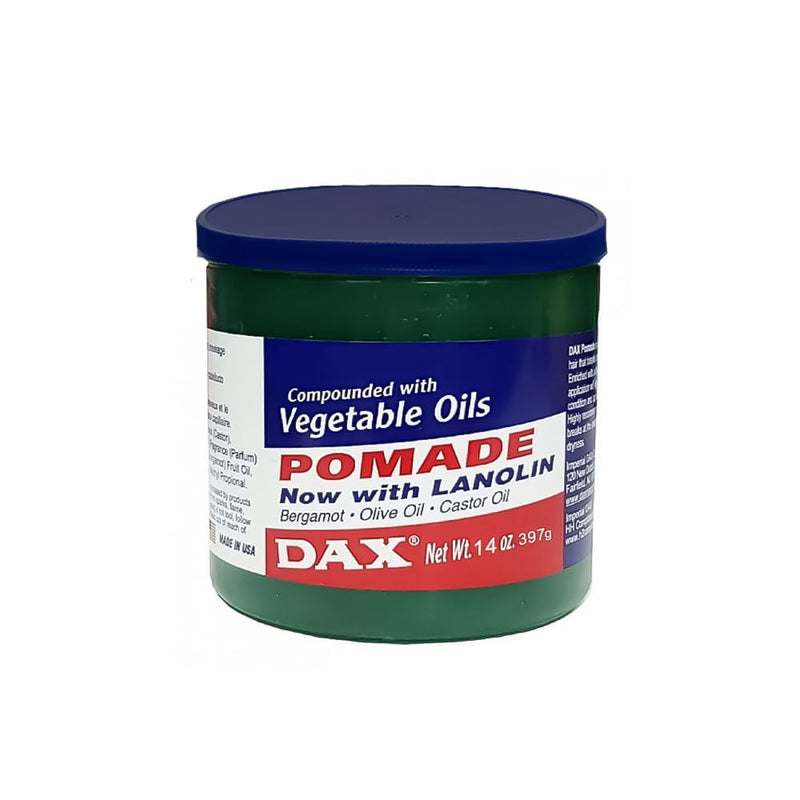 Dax Bergamot Pomade Styling Cream Olive & Castor Oils Medium-to-Strong Hold 14 oz