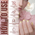 Sally Hansen Salon Effects Press-On Nails 421 Serves Up Short Squoval Yellow French Tips 30 Nails