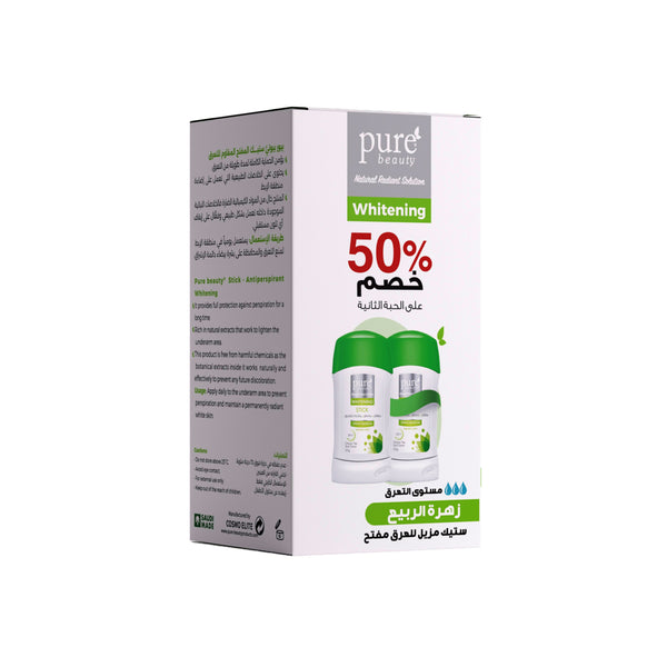 Pure Beauty Antiperspirant Stick Clinical Strength Sweat Protection Spring Blossom Promo Pack