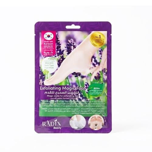 Radix Magic Exfoliating Foot Socks Lavender Extract Dead Skin Care Korean