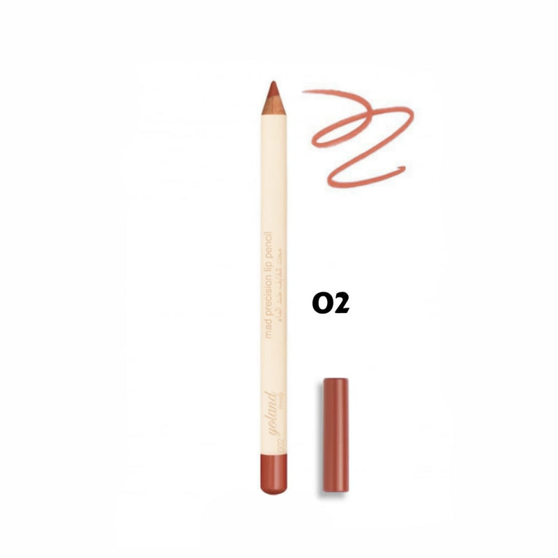 Yolande Beauty Lip Liner Creamy Waterproof Formula Shade 02