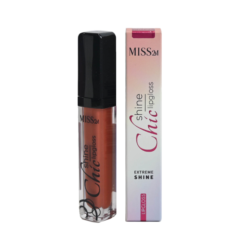 Miss 2M Chic Shine Liquid Lip Gloss Shiny Finish Shade 104