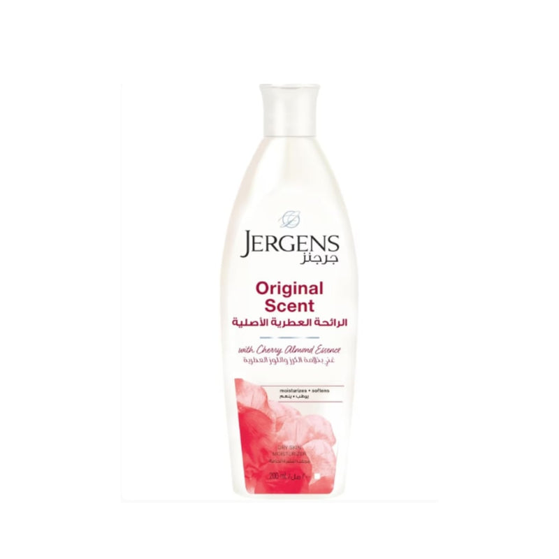 Jergens Cherry & Almond Moisturizing Lotion, Deep Hydration, 200ml