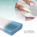 Moon Contour Memory Foam Pillow Cool Fabric Adjustable Height