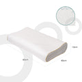 Moon Contour Memory Foam Pillow Cool Fabric Adjustable Height