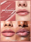Sheglam Pout Perfect Lip Plumper Glossy Stick Coconut Oil Pink Flamingo