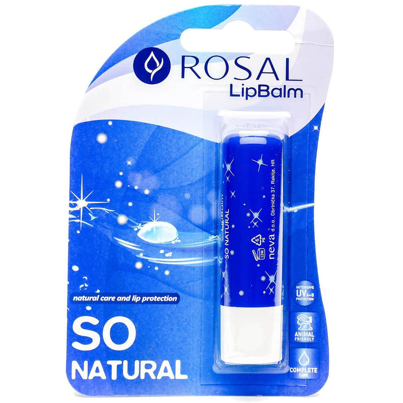 Rosal Natural Vanilla Lip Balm Avocado Oil Vitamins A and E 4.5 g
