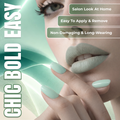 Sally Hansen Salon Effects Press-On Nails Short Squoval Mint Green 30 Nails