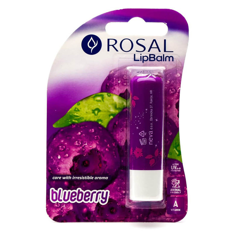 Rosal Blueberry Lip Balm Fruity Scent Natural Gloss 4.5 g