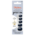 Sally Hansen Salon Effects Press-On Nails Lunar Eclipse Short Squoval Midnight Blue 30 Nails