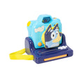 Bluey Camera Toy with Sounds, LED Flash, Mirror, Spinner and Rattle Beads
