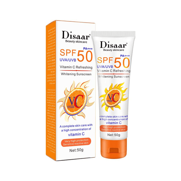 Disaar Sunscreen Cream SPF 50 Vitamin C Broad-Spectrum 50 g