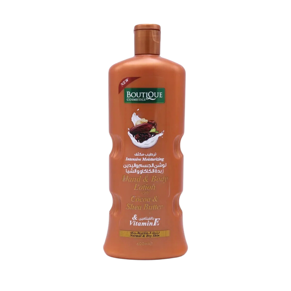 Boutique Cocoa Butter and Shea Hand and Body Lotion 600 ml