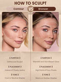 SHEGLAM Buttery Buff Contour Bronzer Stick Creamy Natural Finish Warm Honey