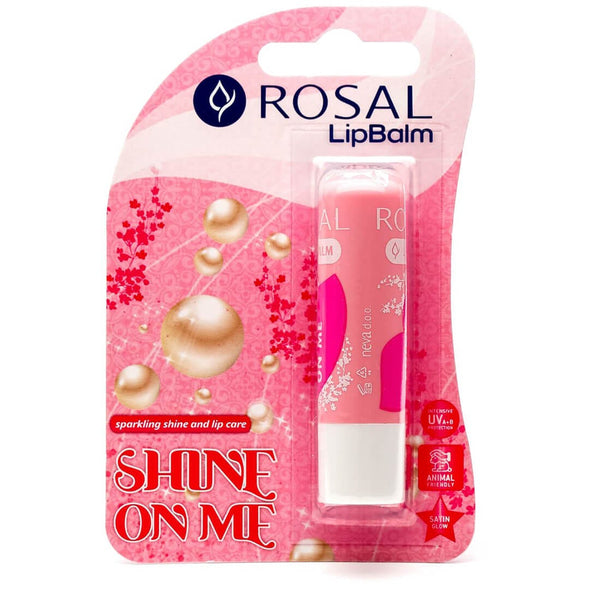 Rosal Shine On Me Lip Balm Glossy Finish Strawberry 4.5 g