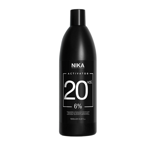 NIKA Activator 20 Volume 6% Developer Emulsion Hair Color Developer 1000 ml