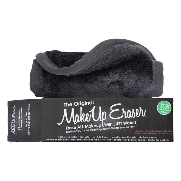 Makeup Eraser Mini Plus Makeup Remover Cloth, Black, Reusable Washable
