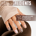 Sally Hansen Salon Effects Press-On Nails Medium Oval Holographic Pink Black Tip Going Wild