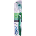 Orex Twisted Trilobal Toothbrush Medium Bristles Ergonomic Non-Slip Handle 1 Pc