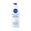 NIVEA Express Hydration Body Lotion Sea Minerals Hydra IQ Normal to Dry Skin 400 ml