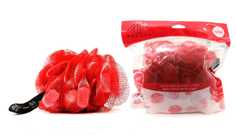 Mia Bath Luffa With Paris Rose Soap