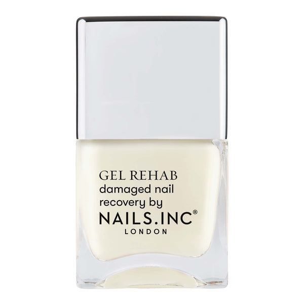Nails Inc Gel Rehab Vegan Nail Treatment and Base Coat, 10-in-1 Formula