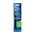 Oral-B Cross Action Electric Toothbrush Replacement Heads Angled Bristles Black 2 Pieces