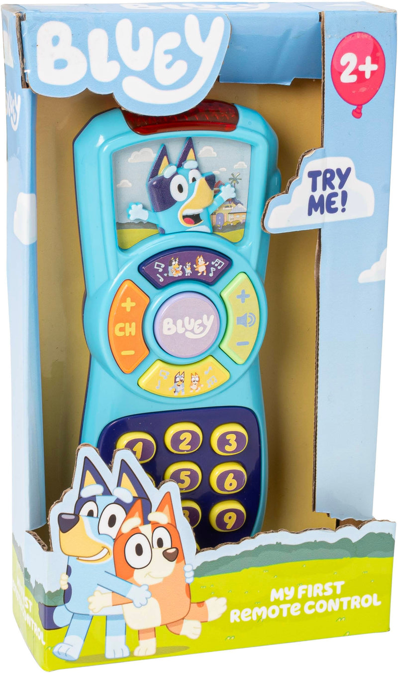 Bluey Interactive Remote Control Toy with 15 Buttons, LED Lights and Sounds