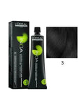 L'Oreal Professionnel Inoa Permanent Hair Dye, Ammonia-Free, Shade 3 Very Dark Brown, 60g