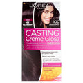 L'Oreal Paris Casting Creme Gloss Semi-Permanent Cream Hair Color Ammonia-Free Black Licorice 100