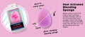L.A. COLORS Heat Activated Makeup Blending Sponge Latex-Free 1 Pc