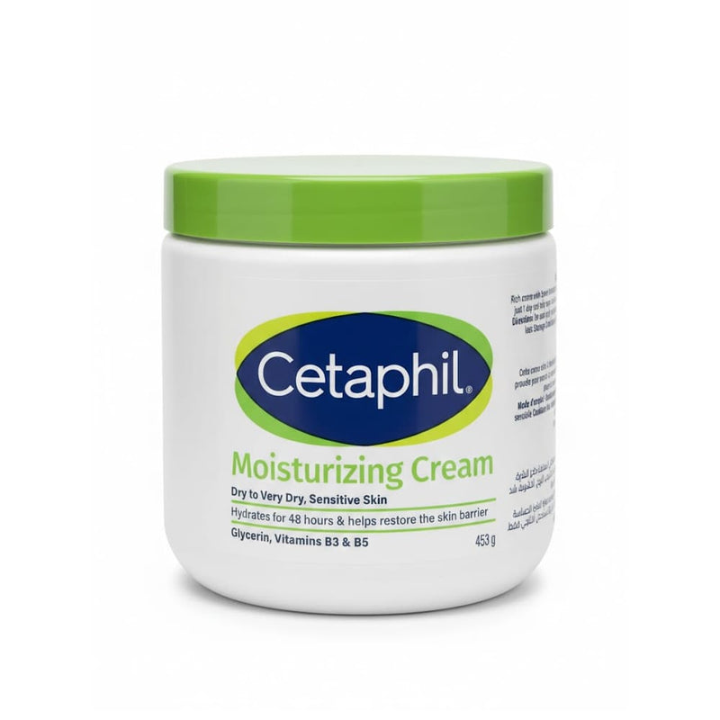 Cetaphil Moisturizing Cream Rich Hydration for Dry and Sensitive Skin 453 g