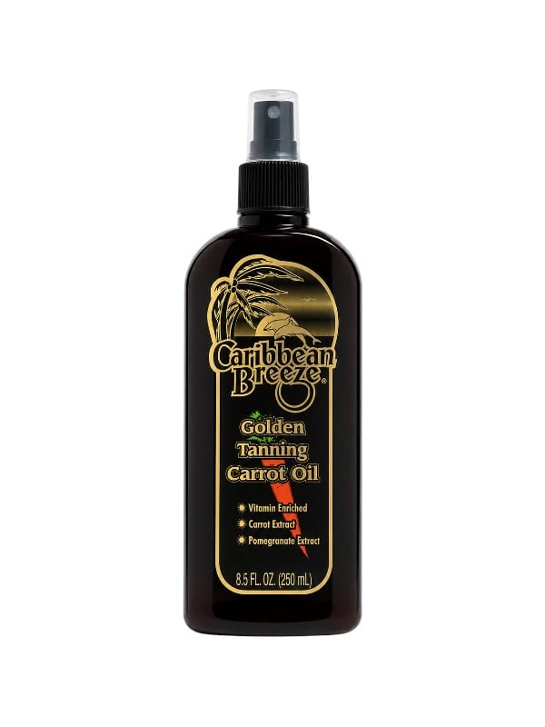 Caribbean Breeze Golden Carrot Tanning Oil with Carrot Extract, Aloe Vera and Vitamins A & E, 250 ml