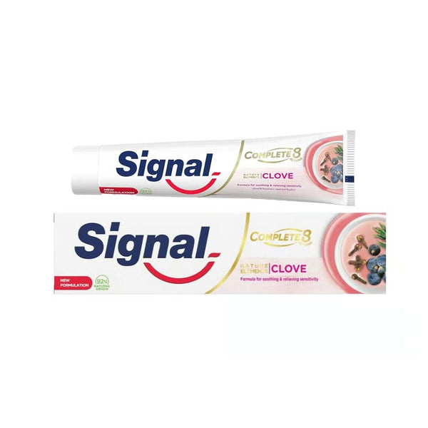 Signal Complete 8 Clove Fluoride Toothpaste Fresh Breath 75 ml