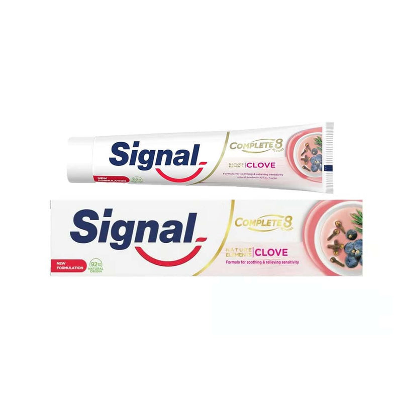 Signal Complete 8 Clove Fluoride Toothpaste Fresh Breath 75 ml