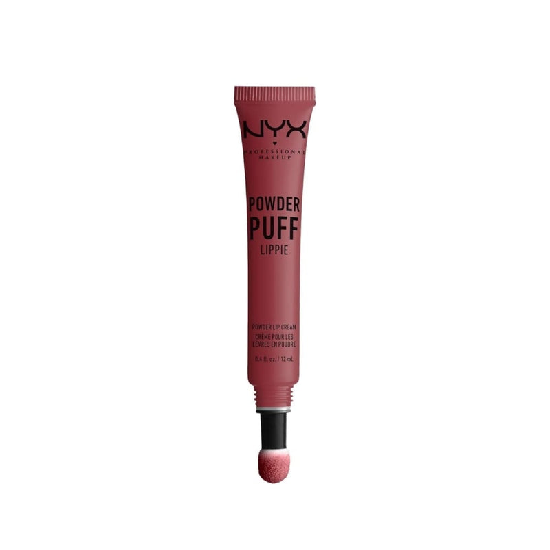 NYX Rouge Powder Puff Lip Matte Cream Lipstick Soft Applicator, Shade 04 Squad Jewels